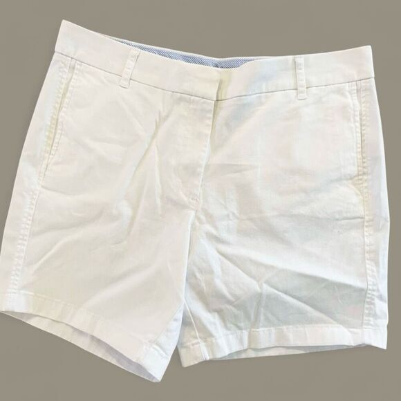 J. Crew 7" stretch chino short in White Size 12 NWT H5809 - Picture 4 of 11